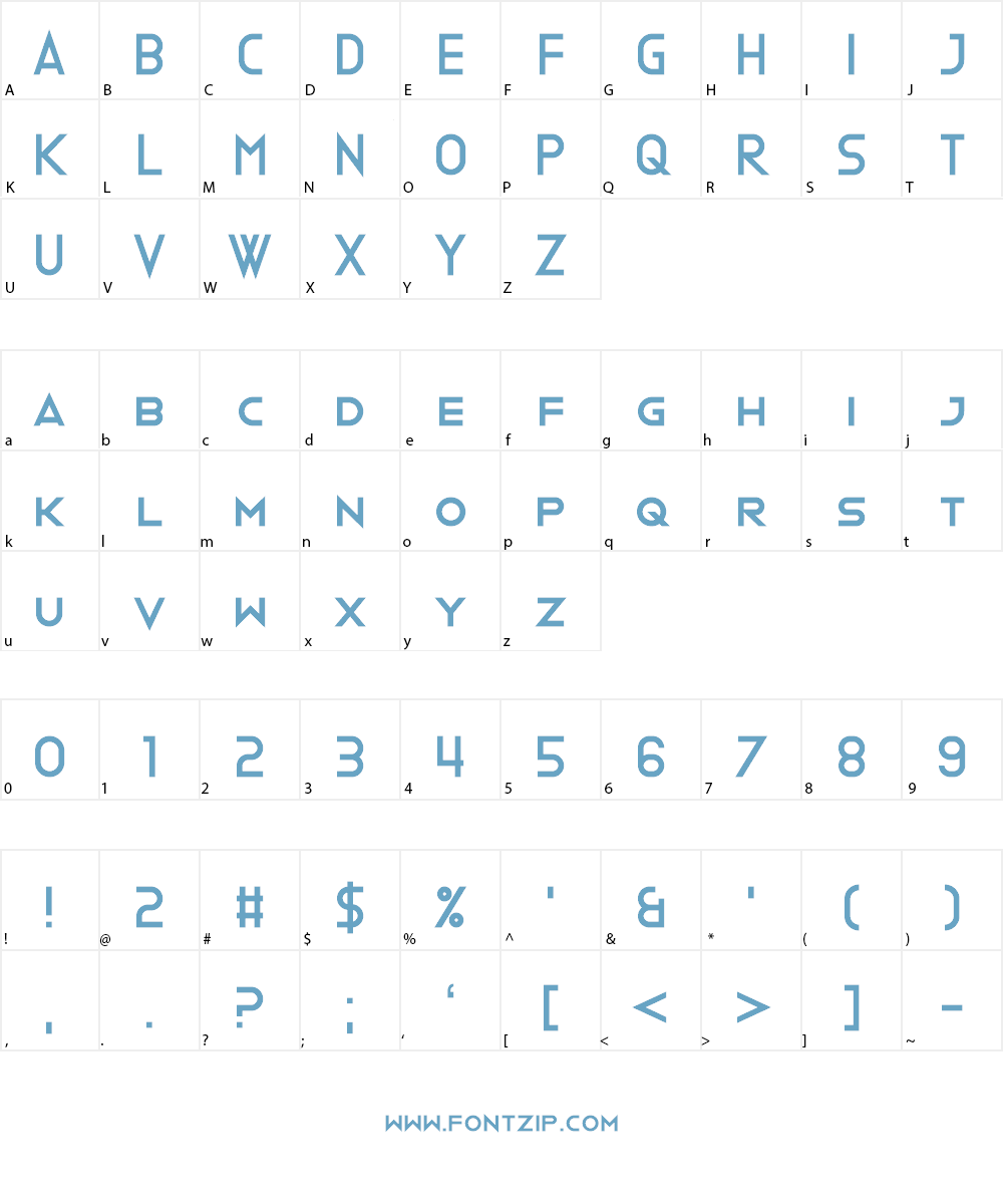 Clone Machine Font Character